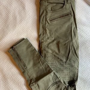 Moto-Style Skinny Jeans